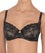 Natori Statement Supportive Full Figure Underwired Lace Bra - Black/Cafe Bras 