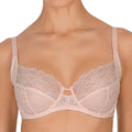 Natori Statement Supportive Full Figure Underwired Lace Bra - Cameo Rose/Cashmere