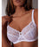 Natori Statement Supportive Full Figure Underwired Lace Bra - White Bras 