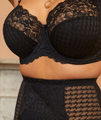 Panache Envy Underwired Balconnet Bra - Black Bras 