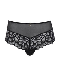 Panache Allure Deep Brief - Black / Latte Knickers 