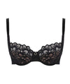 Panache Allure Underwired Balconnet Bra - Black / Latte Bras 