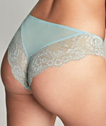 Panache Ana Brazilian Brief - Blue / Ash Rose Knickers 