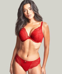 Panache Ana Brazilian Brief - Salsa Red Knickers 