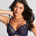 Panache Ana Underwired Plunge Bra - Midnight Sequin