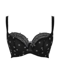 Panache Blossom Balconnet Bra - Black Bras 