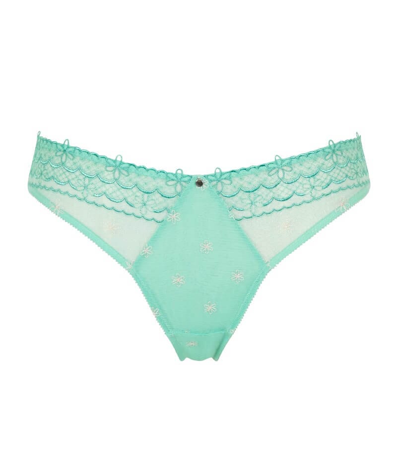 Lace Brazilian Briefs Teal, Knickers & Panties