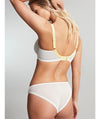 Panache Blossom Balconnet Bra - White / Lemon Bras 