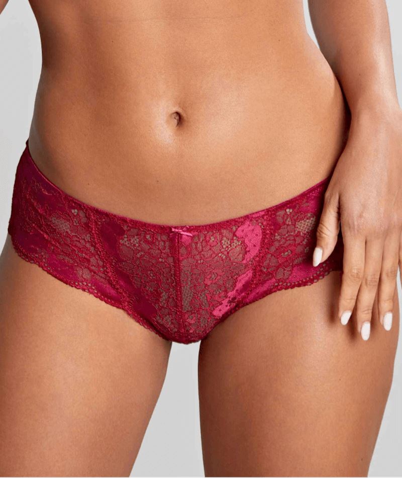 Panache Clara Brief - Orchid/Red Knickers 