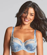 Panache Clara Full Cup Underwired Bra - Dusky Blue Bras 