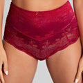 Panache Clara High Waist Brief - Orchid/Red