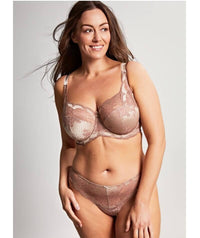 Panache Clara Full Cup Underwired Bra - Champagne/Bronze Bras 