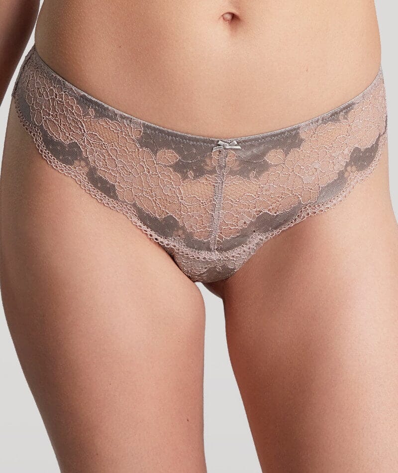 Panache Clara Thong - Opal grey Knickers 