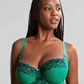 Panache Envy Full Cup Underwire Bra - Emerald Leopard