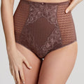 Panache Envy Shaping Brief - Chestnut