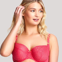 Panache Lana Balconnet Bra - Raspberry