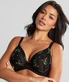 Panache Meadow Underwired Plunge Bra - Black Bras 