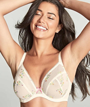 Panache Meadow Underwired Plunge Bra - Ivory Bras 