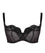 Panache Nina Underwired Balconette Bra - Black Leopard Bras 