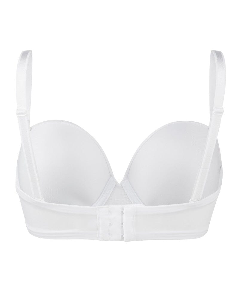 Porcelain Elan Moulded Strapless Bra - White