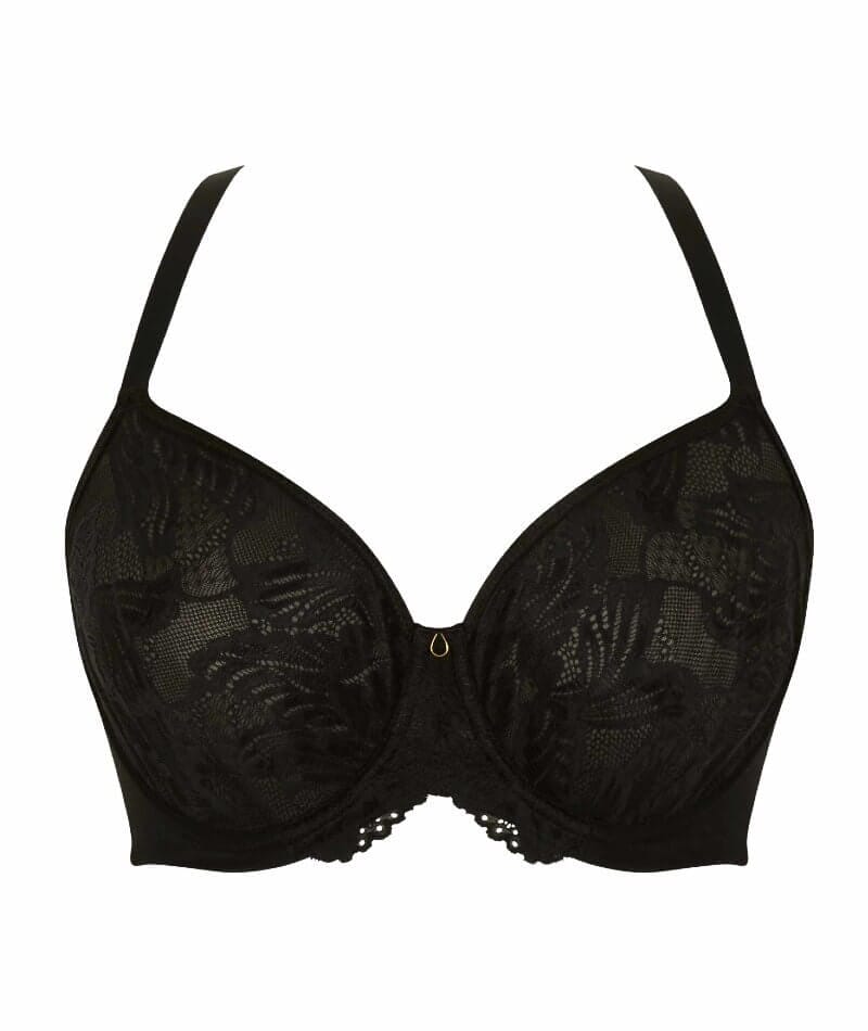 Panache Radiance Moulded Full Cup Underwire Bra - Black - Curvy