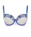 Panache Rosa Balconnet Bra - Cobalt / Latte Bras 