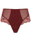 Panache Sabrina High Waist Brazilian Brief - Red Rose Knickers 