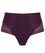 Panache Serene High Waist Brief - Aubergine Knickers 