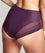 Panache Serene High Waist Brief - Aubergine Knickers 