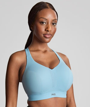 Panache Sport Endurance Ultra Perform Non Padded Underwire Sports Bra - Sky Blue Bras 