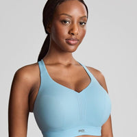 Panache Sport Endurance Ultra Perform Non Padded Underwire Sports Bra - Sky Blue