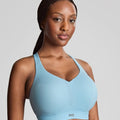 Panache Sport Endurance Ultra Perform Non Padded Underwire Sports Bra - Sky Blue