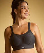 Panache Sport Boundless Longline Wire-free Sports Bra - Black Bras 