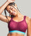 Panache Sport Longline Wire-free Sports Bra - Cranberry Bras 