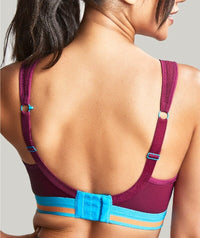 Panache Sport Longline Wire-free Sports Bra - Cranberry Bras 