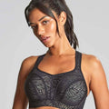 Panache Sport Power Underwired Sports Bra - Black/Chalk