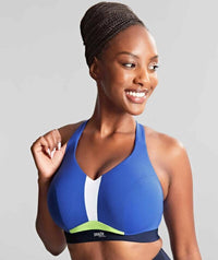 Panache Sport Ultra Perform Non Padded Underwire Sports Bra - Blue Bras 