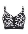 Panache Sport Ultra Perform Non Padded Underwire Sports Bra - Mono Print Bras