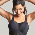 Panache Sport Boundless Longline Wire-free Sports Bra - Black