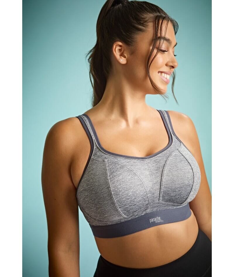 Panache Sport Boundless Wire-free Sports Bra - Charcoal Marle Bras 