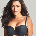 Panache Swimwear Marianna D-H Cup Bandeau Bikini Top - Black