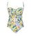 Panache Swimwear Botanical Padded Bandeau One Piece Swimsuit - Floral Swim 