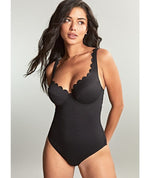 Panache Swimwear Spirit Rita Plunge One Piece Swimsuit - Black Swim 