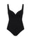 Panache Swimwear Spirit Rita Plunge One Piece Swimsuit - Black Swim 