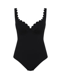 Panache Swimwear Spirit Rita Plunge One Piece Swimsuit - Black Swim 