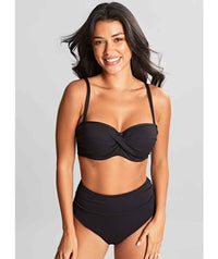 Panache Swimwear Spirit Ella Twist Bandeau Bikini - Black Swim 