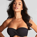 Panache Swimwear Spirit Ella Twist Bandeau Bikini - Black