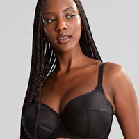 Panache Tango Essence Balconnet Underwire Bra - Obsidian