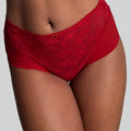 Panache Tango Lace Deep Brief - Scarlet