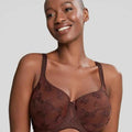 Panache Tango Underwired Balconnet Bra - Nutmeg